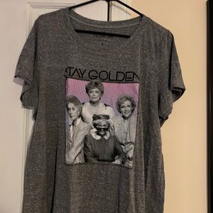 Torrid Graphic Tee T-Shirt The Golden Girls “Stay Golden” Size 1